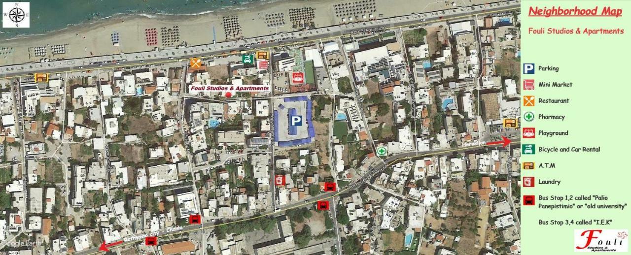 Fouli Studios & Apartments Rethymno Exteriör bild